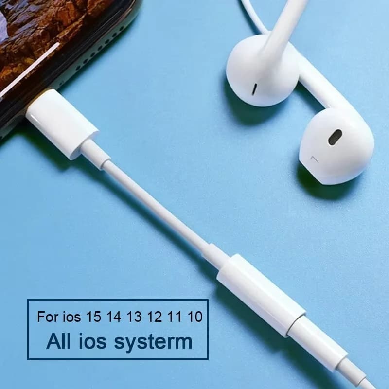 Lightning Adapter for iPhone 11 12 13 14 PM 12Mini SE 2020 XS XR X 8 7 + AUX Audio Cable from iOS to 3.5 mm Jack