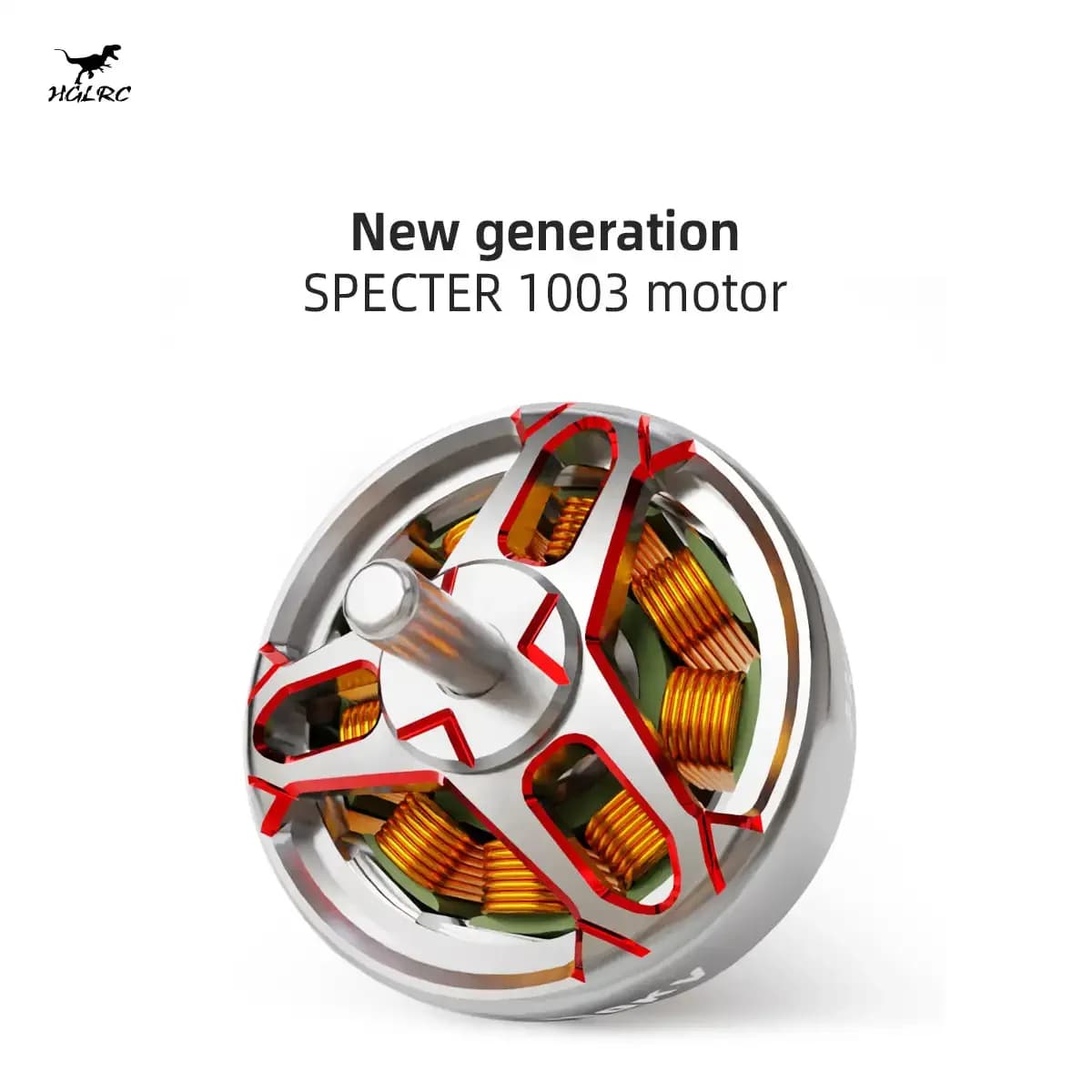 Motore brushless HGLRC SPECTRE 1003 10000KV 1-2S da 4 pezzi