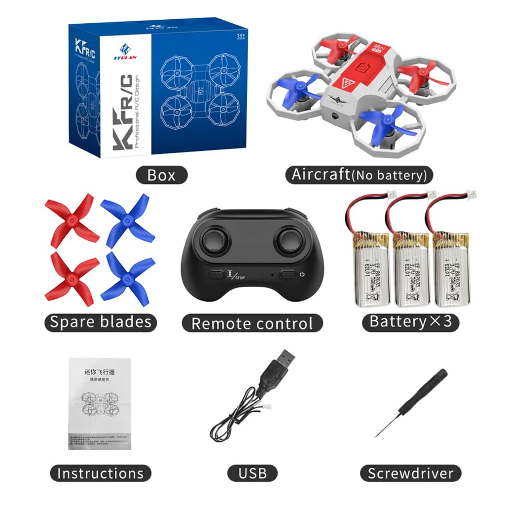 KF601 nuovi Mini droni con musica e luci per principianti Quadcopter facile da controllare RC elicottero giocattoli per bambini regali