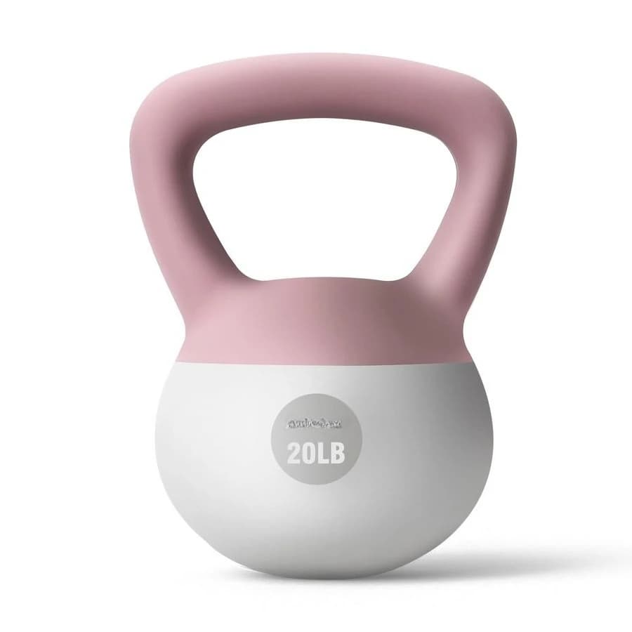 Kettlebell 5LB 10LB 15LB 20LB 25LB, Kettlebell Set with Non-slip Handle for Home Strength Training