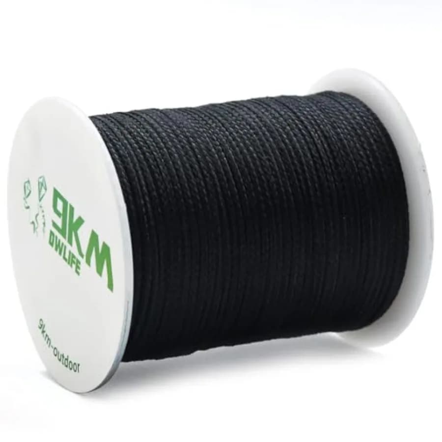 Kevlar Cord High Tensile Strength Kevlar Thread, 50 1500lb Flame-Resistant String for Fishing, Kite Line, Wind Chimes, Camping