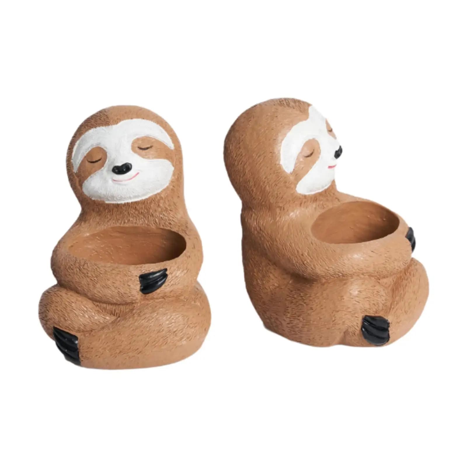2 pezzi di vasi per piante bradipo organizzatore regalo vasi da fiori fioriere per animali per fattoria camera da letto scrivania giardino piante da esterno per interni