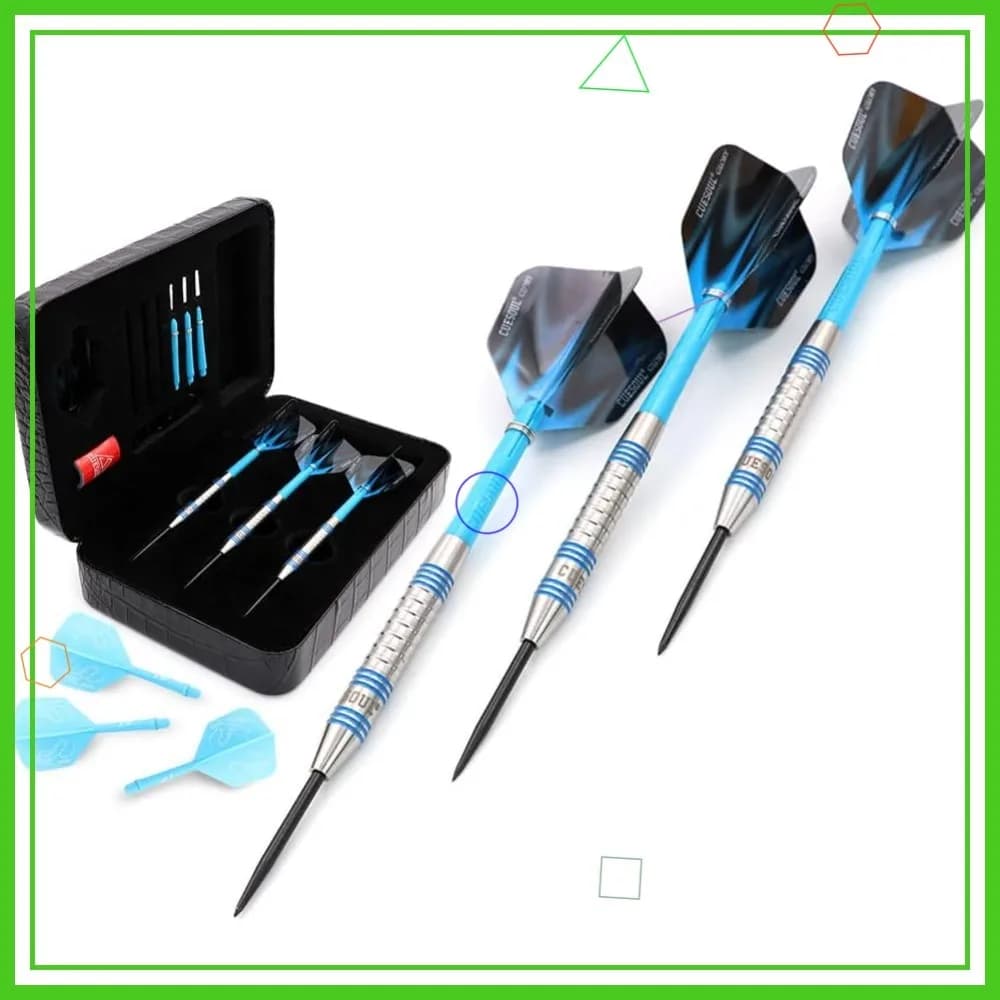 Set di Freccette Professionali con Punta in Acciaio al Tungsteno, 85% Tungsteno, 22g/24g/26g, Serie Glory