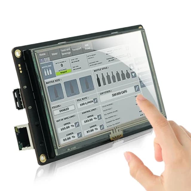 3.5-10.4 Intelligent HMI Serial LCD Display with Program + Touchscreen for Arduino Nano One r3 Esp32 S3 C3 C6 Cam 8266