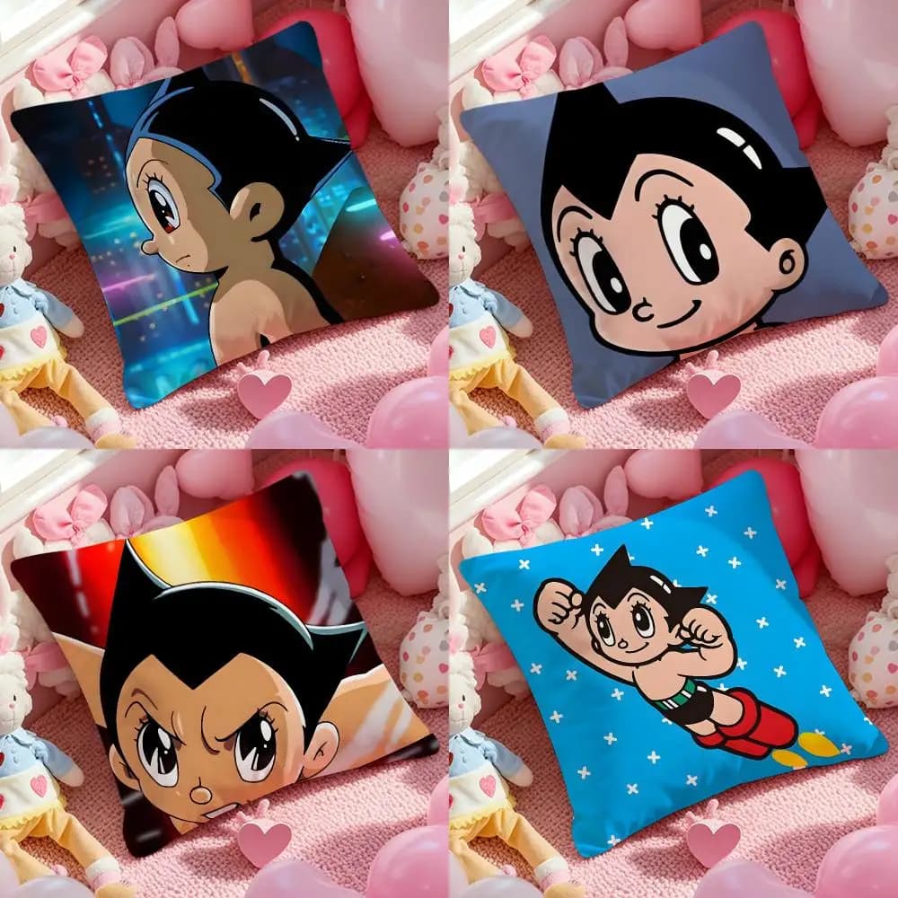 A-astro Anime Boy Cushion Cover Cushion Cover Soft & Easy-Wash Pillow Case – Versatile For Couch, Bed, Travel And Office