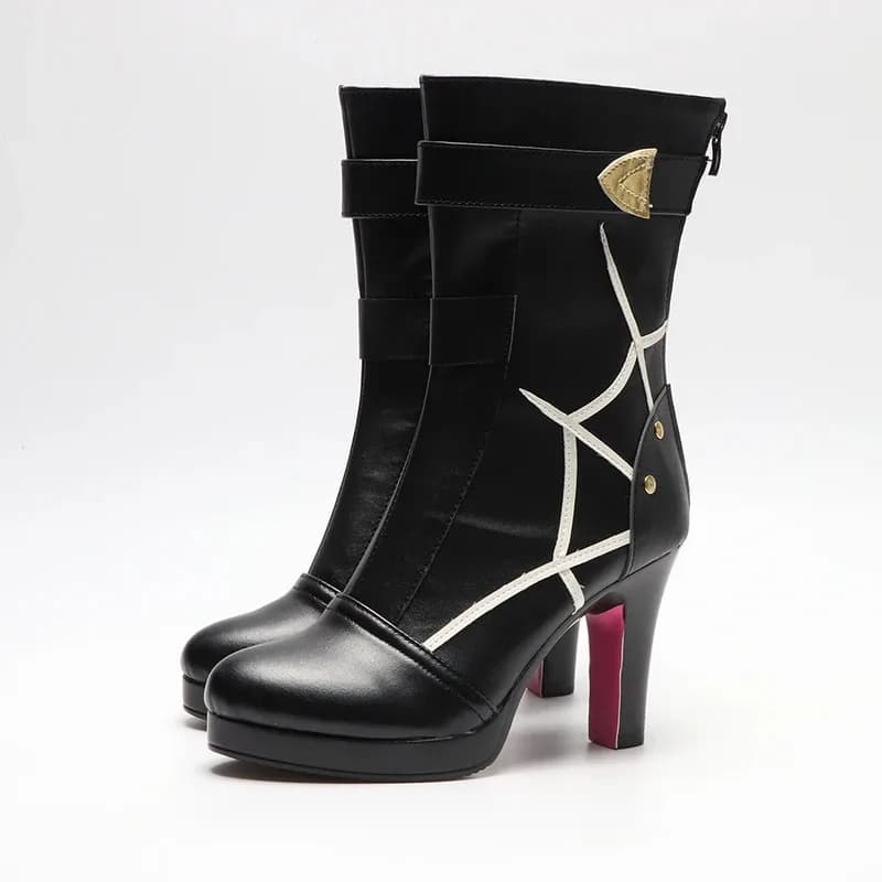 Gioco Scarpe Cosplay Honkai:Star Rail Kafka Stivali Halloween Aksesori Dibuat Sesuai Pesanan6;d'3,h'7.b;