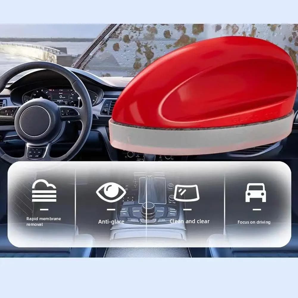 Dispositivo di rimozione della pellicola di olio per vetro per auto Dettagli automatici Potente detergente per lucidatura Pulizia Strumenti per spazzole per auto Composto per vetro Smalto per parabrezza E8X0