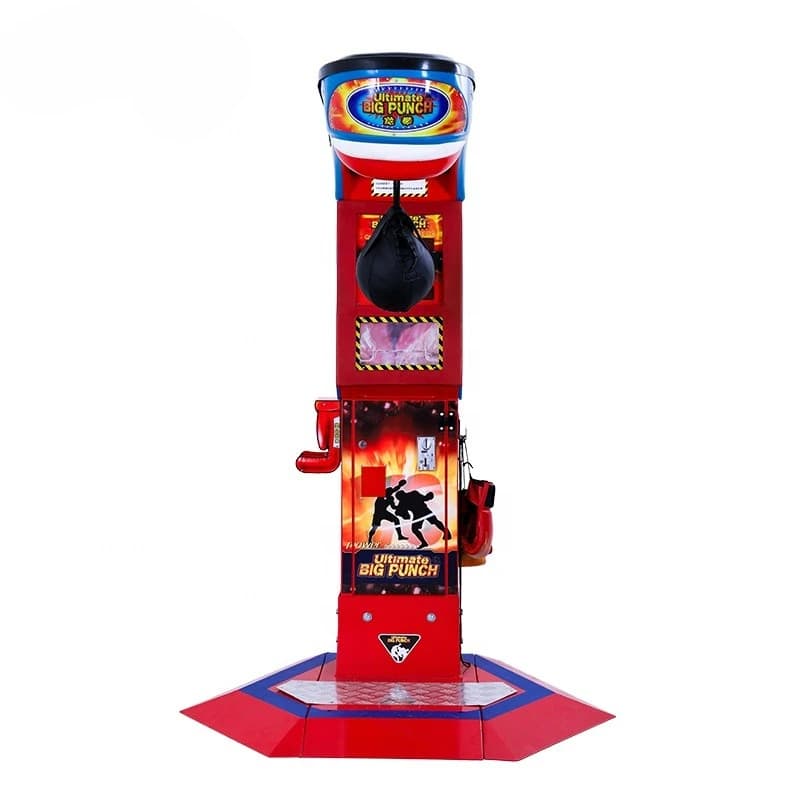 Payment of Token Arcade Cards Kick Matching Boxing Coins Automatic Training Electronic Boxing Machine Price
