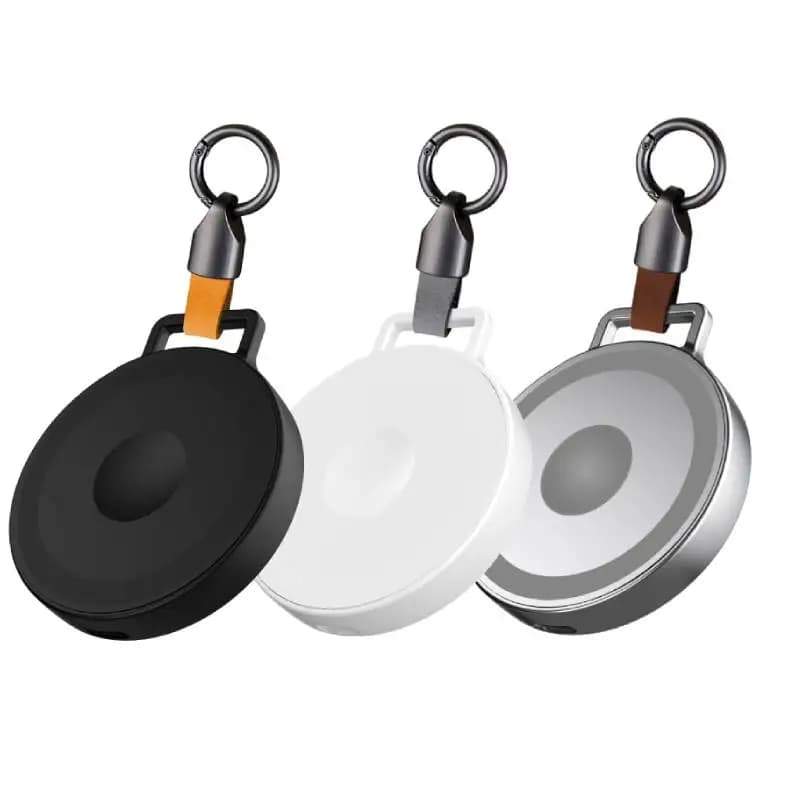 3 in 1 Charging Station Wireless Charging Pad With Key Chain Travel Mini Wireless Charger for iPhone 12-16 Series Airpods iWatch
