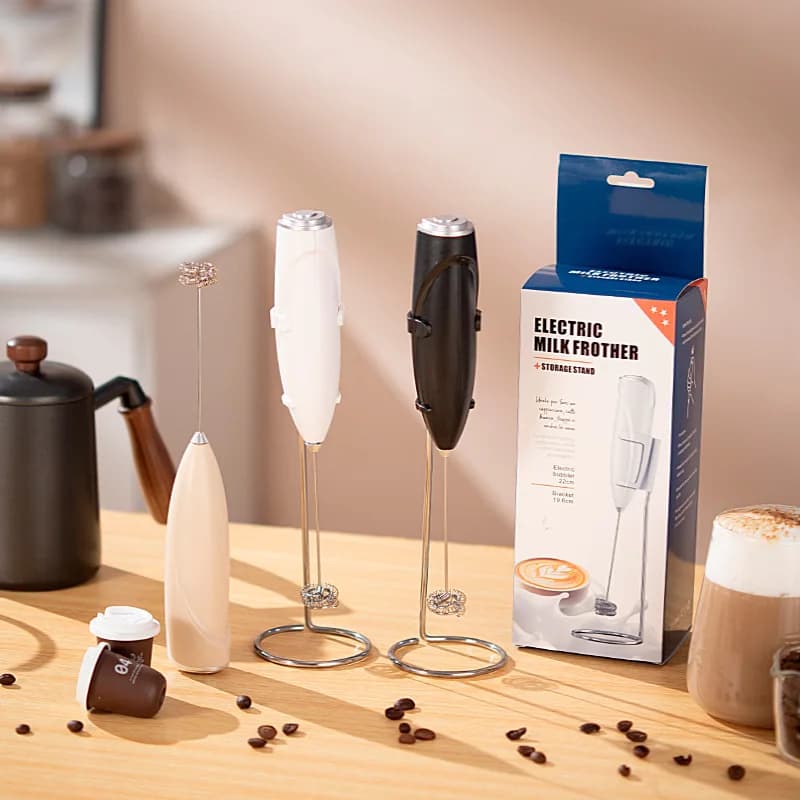 Montalatte a batteria AA, frullatore per uova portatile, macchina da caffè portatile, macchina per marmellata, frullatore da cucina domestico
