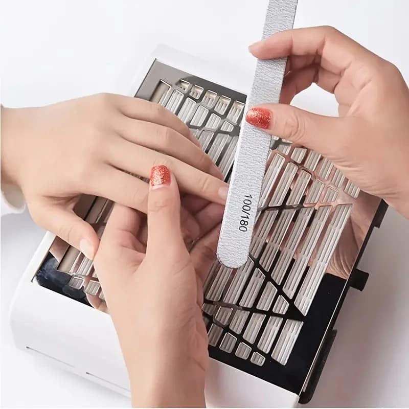 Intake manifold for nail art powder, vacuum cleaner for nails 36 W Powerful cleaner for nail dust extractor