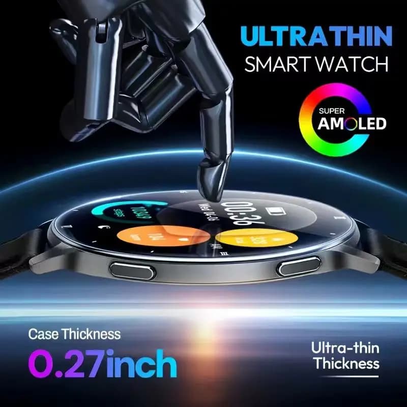 Smartwatch Ultra-Sottile 2026 per Donne, Supporta il Monitoraggio della Pressione Sanguigna e dell'Ossigeno, Tracciamento della Salute Femminile, Impermeabile