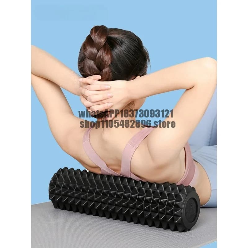 Foam shaft solid mace massage roller back roller leg roller reinforced yoga equipment
