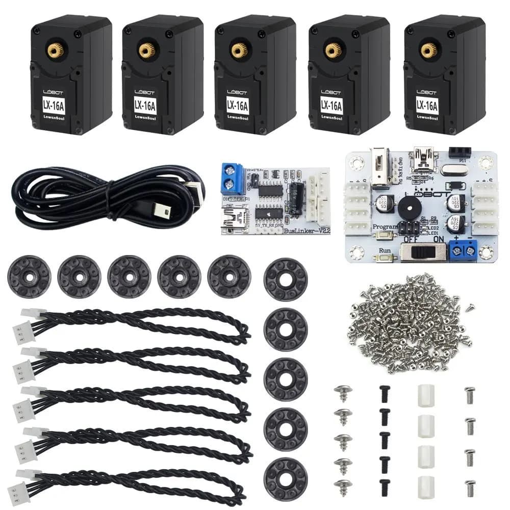LOBOT Bus Seriale Micro Servo 17kg High Torque con Debug Scheda di Controllo Remoto Elicottero RC Parti di Robot Giocattolo per bambini