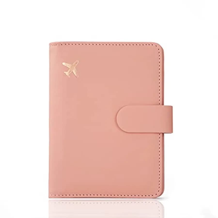 Premium Leather Passport Holder Covers Case, Waterproof Rfid Blocking Travel Wallet Passport Holder with Pen Holder, Cute Passp
