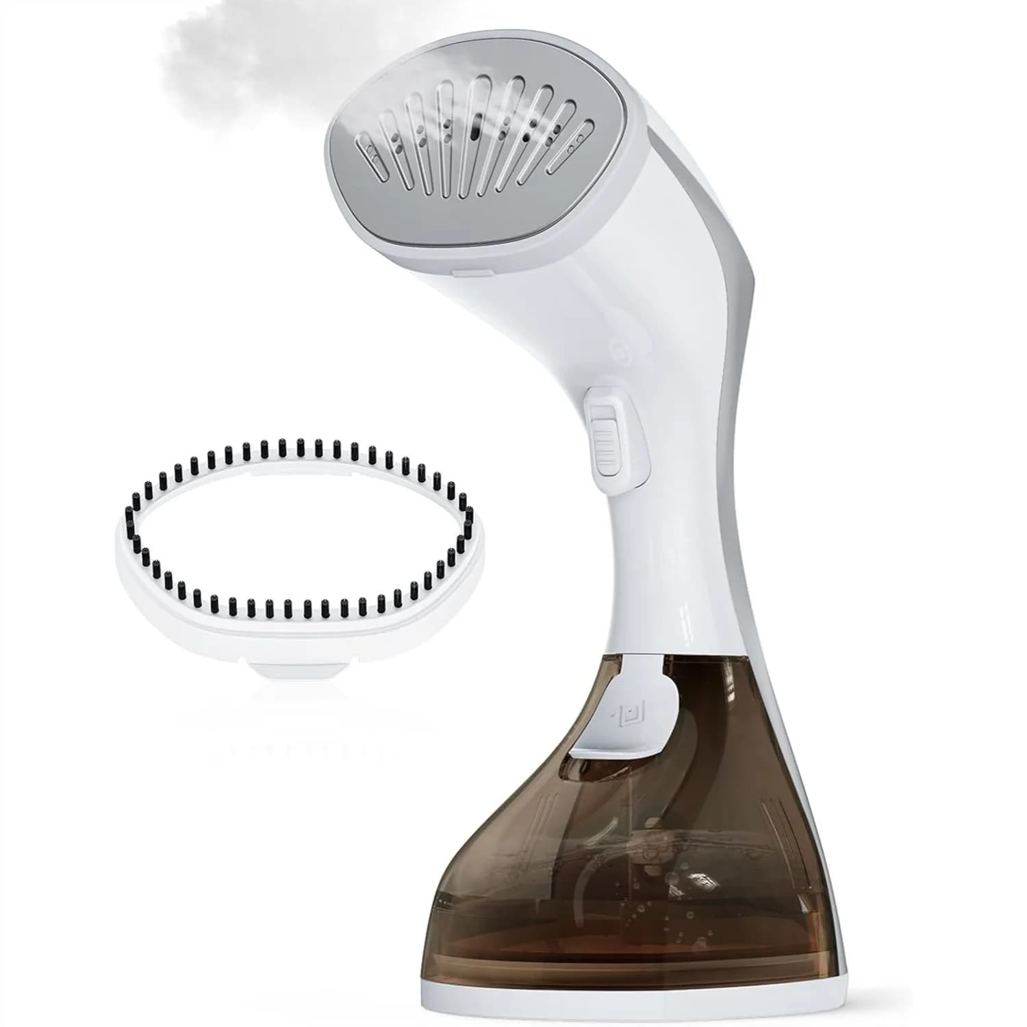 Vaporizzatore Portatile per Vestiti, 1200W Riscaldamento Rapido, Stiratore e Vaporizzatore 2-in-1, Rimuovi Pieghe da Viaggio per Tutti i Tessuti