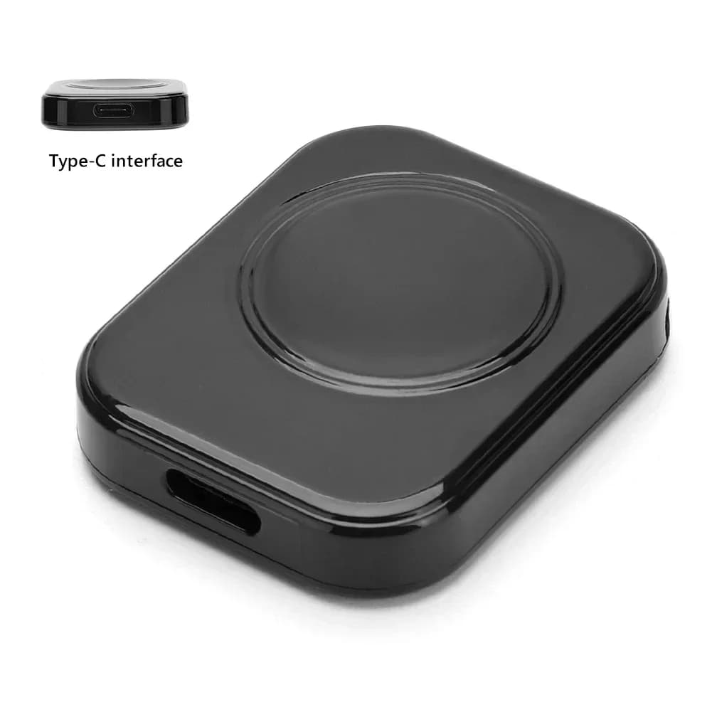 Portable Wireless Magnetic Charger for iWatch Series 9 8 7 6 5 SE, Charger Type C Convertible for iWatch Series 6 5 3 2 1