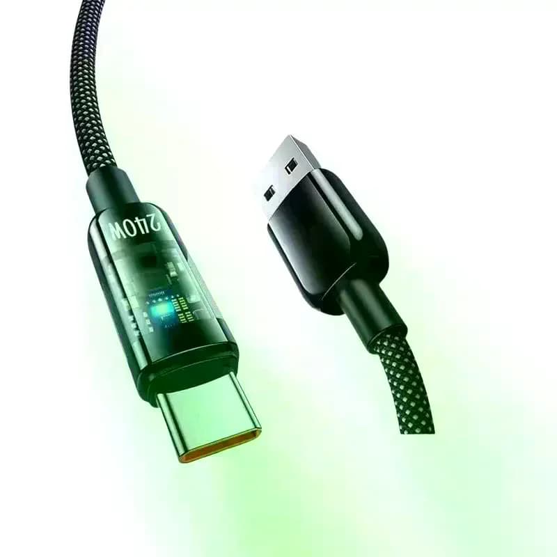 240W USB Cable Fast Charging For Smartphone 1 Meter /2 Meters Type-C Data Cable