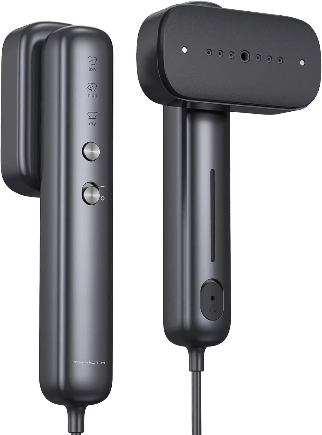 Stiratore a Vapore Portatile per Viaggi, Doppia Tensione 110-230V, Riscaldamento Rapido in 30 Secondi, Design Compatto per Casa e Ufficio