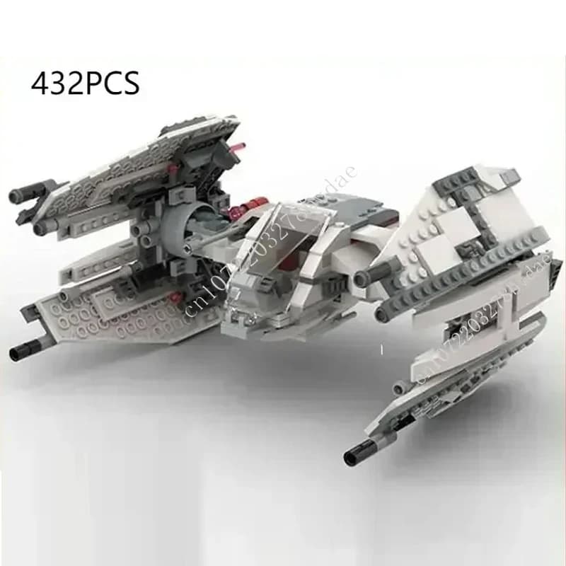 X-wing Fighter Space War Militare MOC75218 SpaceShip Battle Puzzle Architettura Assemblaggio fai da te Compleanno Giocattolo di Natale per bambini Età
