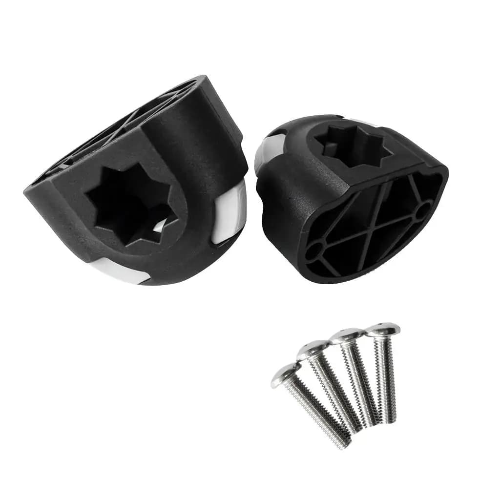 Base di montaggio per pesca in kayak semicircolare con supporto per asta in acciaio inossidabile di ricambio per canoa marina per barca