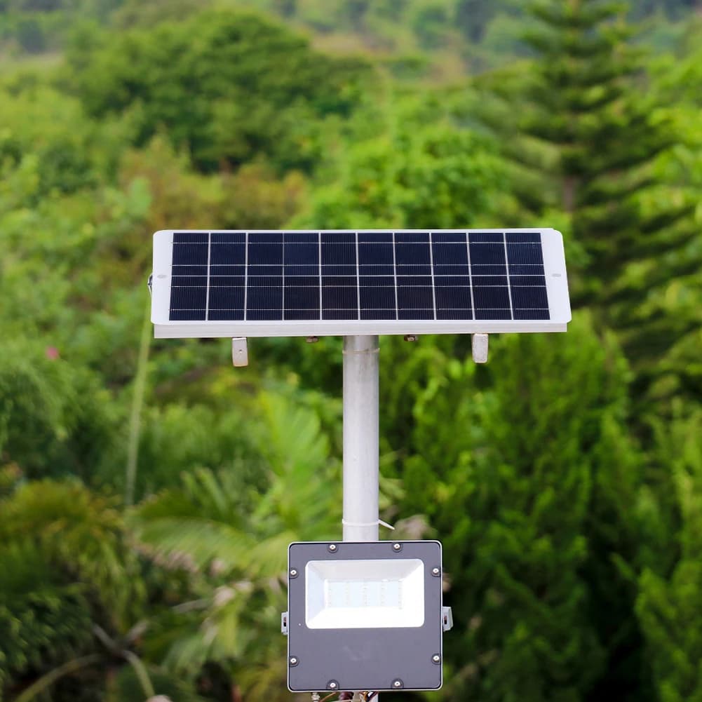 Uscita caricabatterie pannello solare tipo C 20W 5V 1600MA Pannello solare in silicio monolitico antigraffio per telecamera di sicurezza esterna wireless