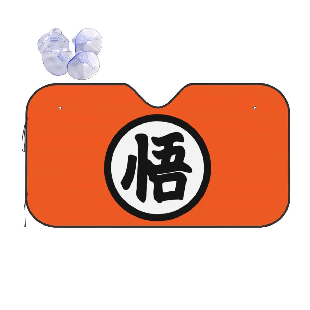 Parasole per Parabrezza Auto con Simbolo di Goku di Dragon Ball Z, Design Illuminante e alla Moda, 70x130cm