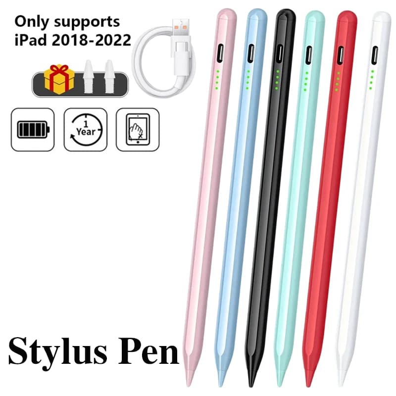Penna Stilo per Apple Pencil Compatibile con iPad A16 Air 11 5 4 Pro 11th 13 12.9 M5 M4 M3 M2 10 9 8 10a 9a Generazione Mini 7 6 Touch Pen