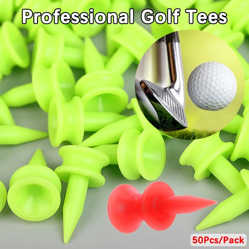 T-shirt da golf professionali da 50 pezzi, perfette per teingere la palla, migliorare l'allenamento della precisione, golf 25 mm 0,98' Accessorio per golfista verde castello