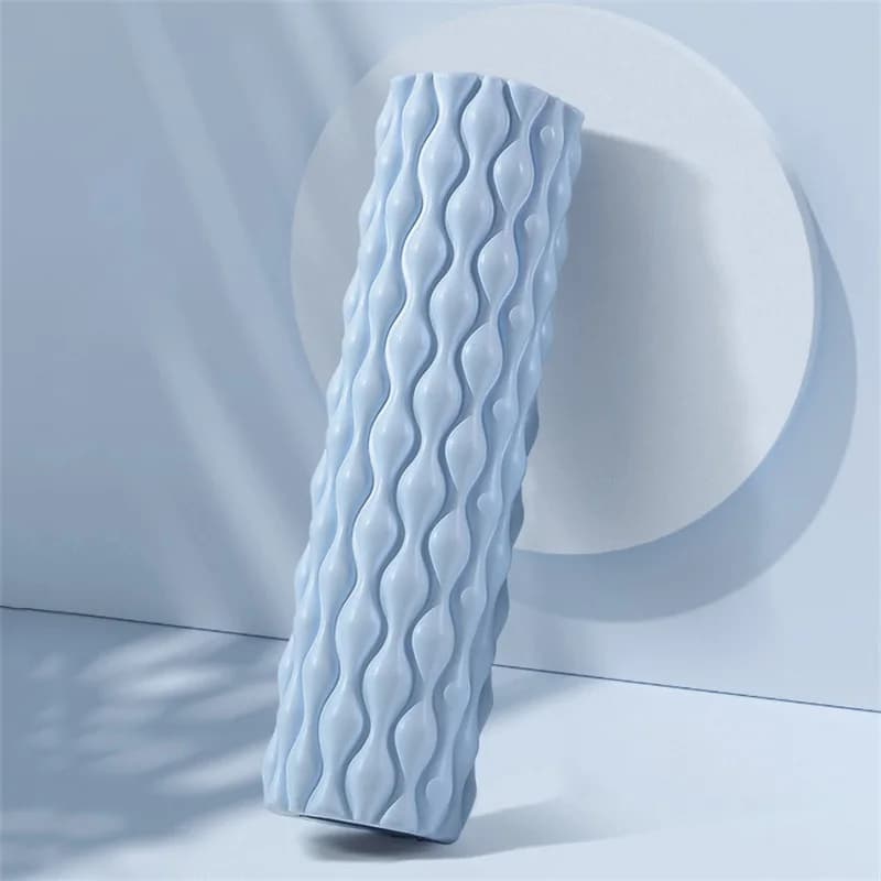 Solid Foam Axis 33/45 cm Yoga Post for Fitness Yoga Pilates and Muscle Relaxation Roller for Exercises with EVA Cable Massage Point