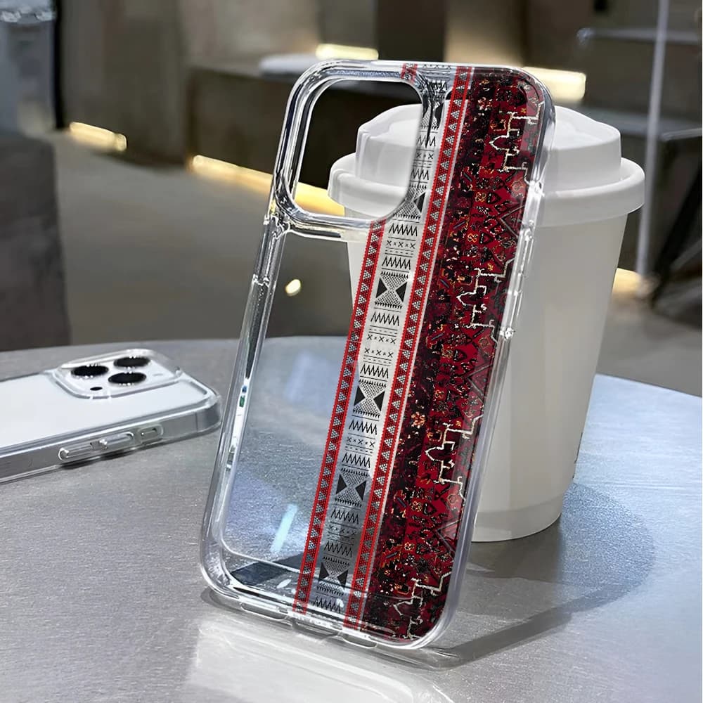 Cover per iPhone 16 15 14 13 12 11 Pro Max con graffiti vintage, antiurto, trasparente, con bumper posteriore, per 17 Air 16 15 14 Plus