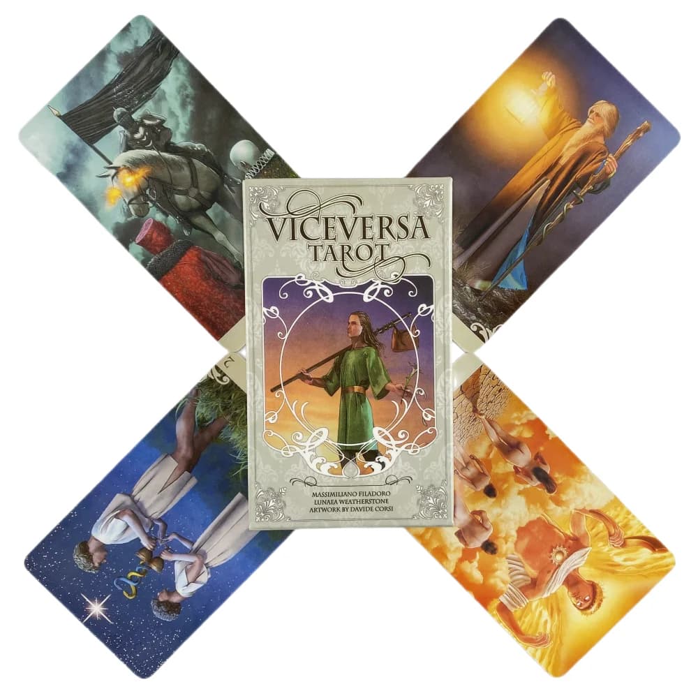 Carte dei tarocchi Viceversa Un mazzo da 78 Oracle English Visions Divination Edition Borad Giocando a giochi