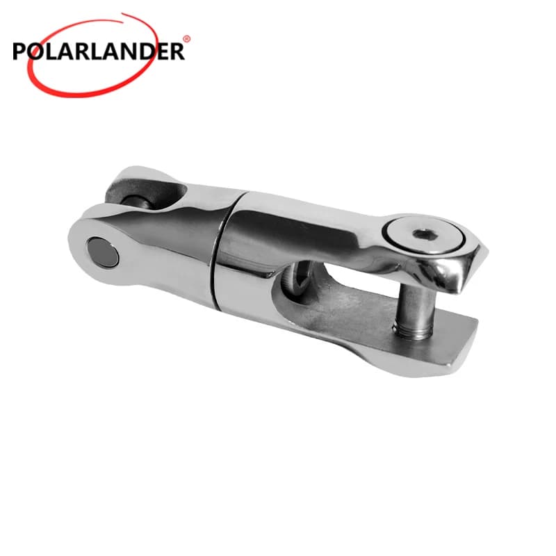 Anchor Chain Swivel Connector 316 Stainless Steel Marine Mooring Swivel for Boat 1/2 Inch Heavy Duty