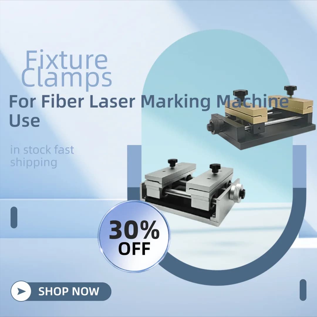 Laser Machine Firing Clamps: Adjustable and Mobile Platform for Laser Markers Fiber/CO2/ UV