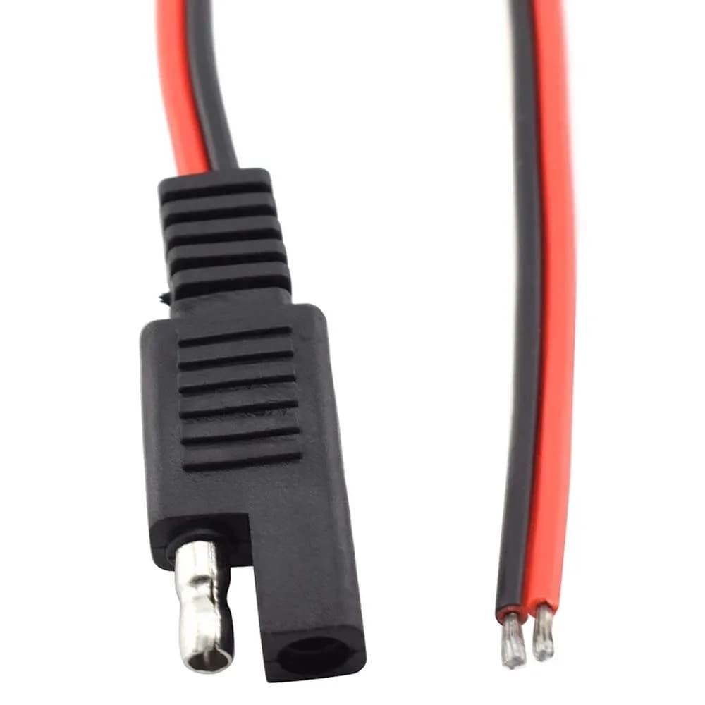 Cavo di Alimentazione per Avviamento Auto con Connettore Solare SAE, Cavo di Prolunga per Batteria Automobilistica
