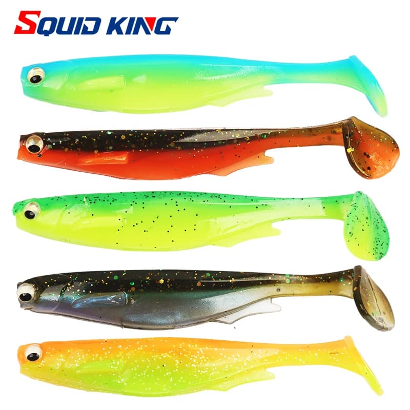Esca in silicone Esca morbida Richiamo di pesca 101MM Occhio 3D Pesce bionico Luccio Pesce persico Luccio Pesce mandarino Esca artificiale