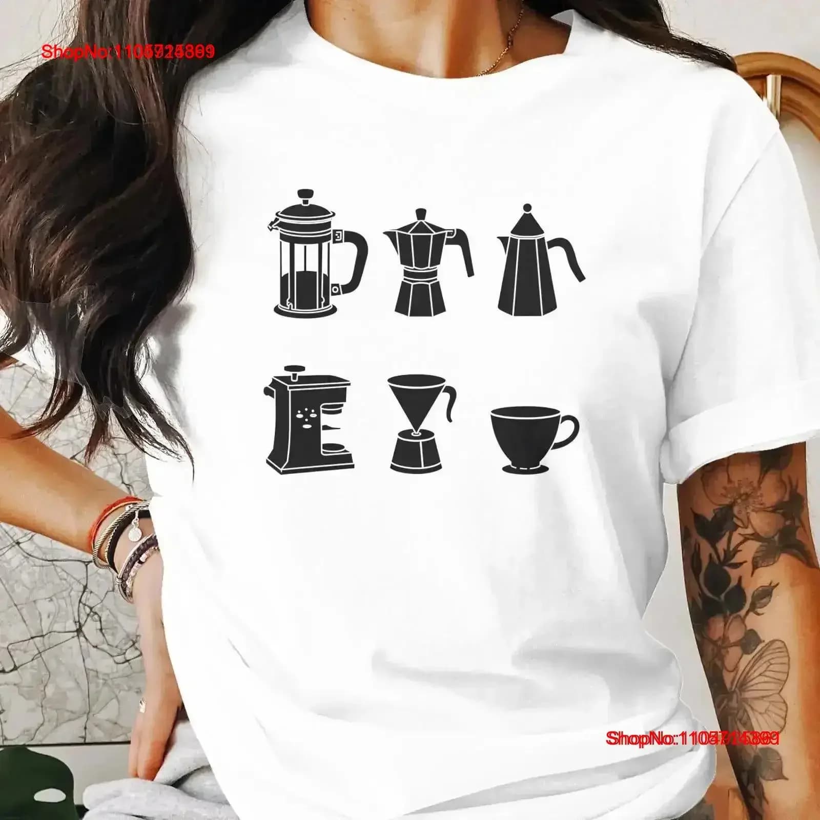 Coffee Lovers T Shirt Maker Retro Unique Machine Print Barista EnthusiasT Casual Wear vintage Washed Stylish Soft fashion
