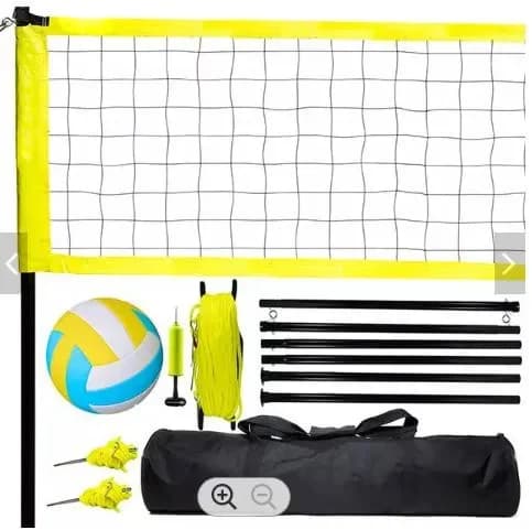 Custom Volleyball and Badminton Network Set 9.7*0.91M for Training and Beach Volley