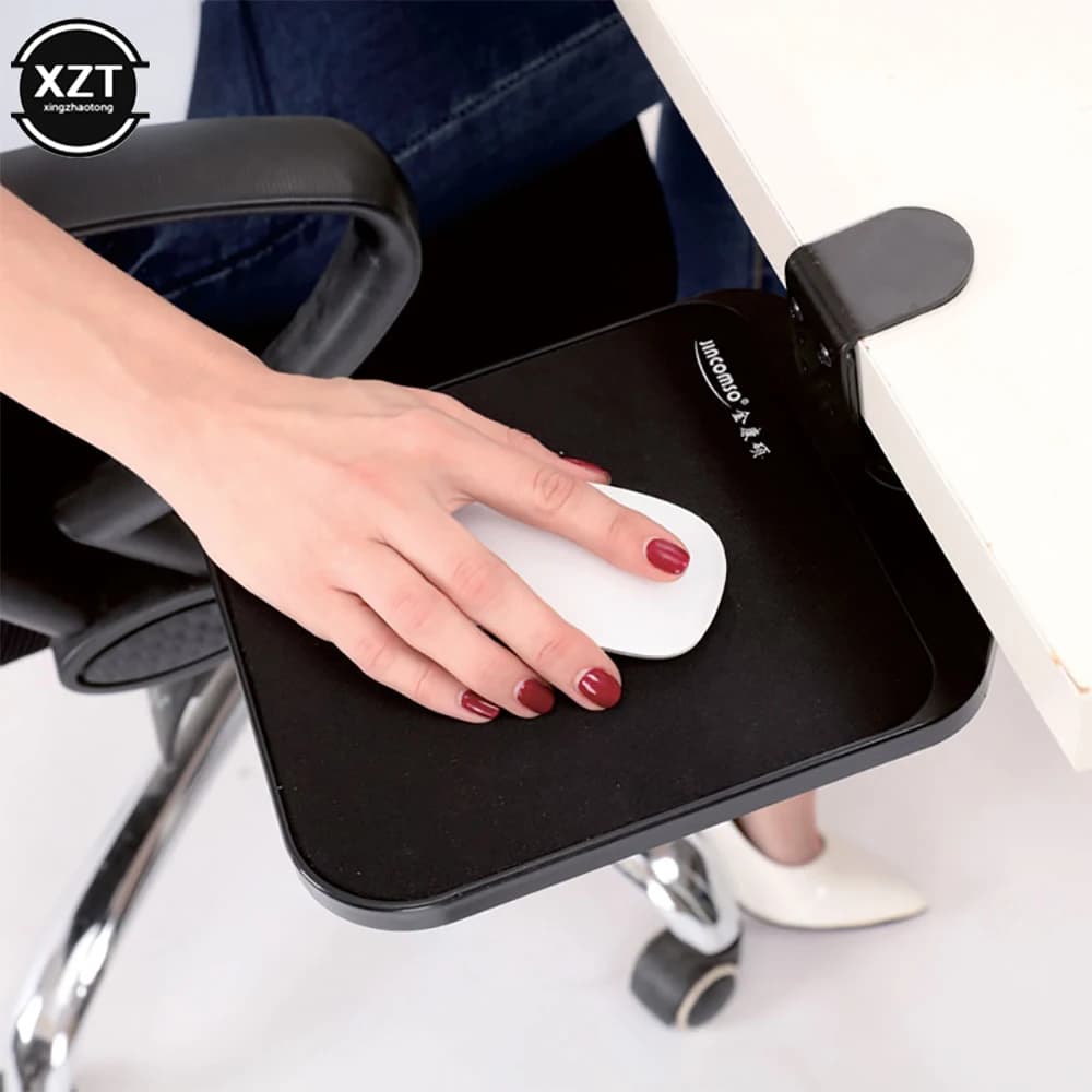 Vassoio per mouse da tavolo Staffa di supporto per tastiera per mouse Scheda di estensione per estendere il vassoio per mouse da scrivania per laptop desktop regolabile