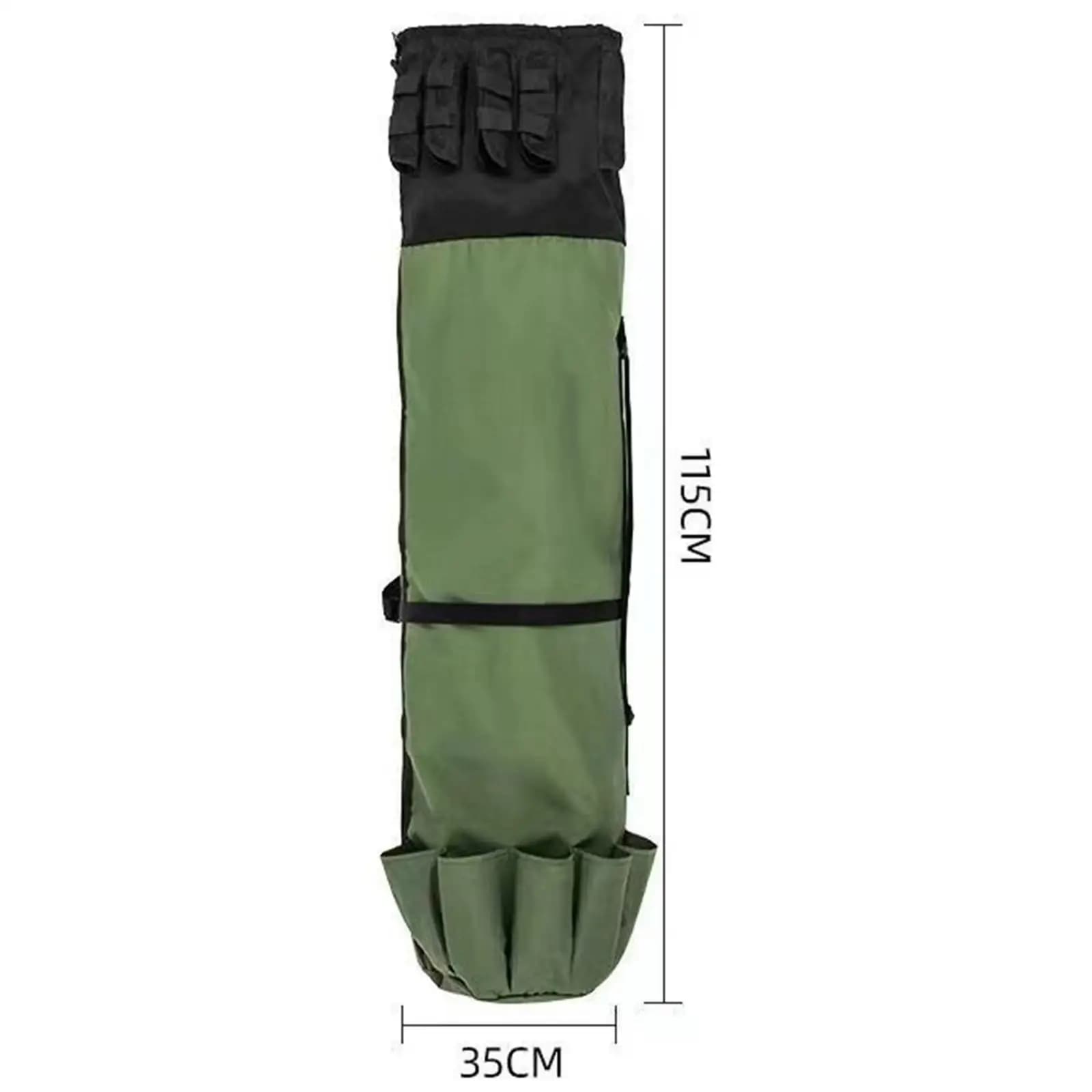 Fishing Rod Bag Hard Case Durable Scratchproof Tackle Storage Backpack for Fly and Freshwater Fishing