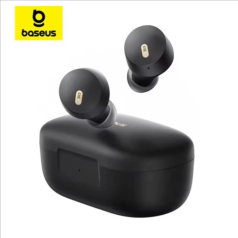 Auricolari True Wireless E18 Bluetooth 5.3 con AI ENC, 25 Ore di Autonomia, Impermeabili IPX4, Mini Auricolari con Micro-Diaframma