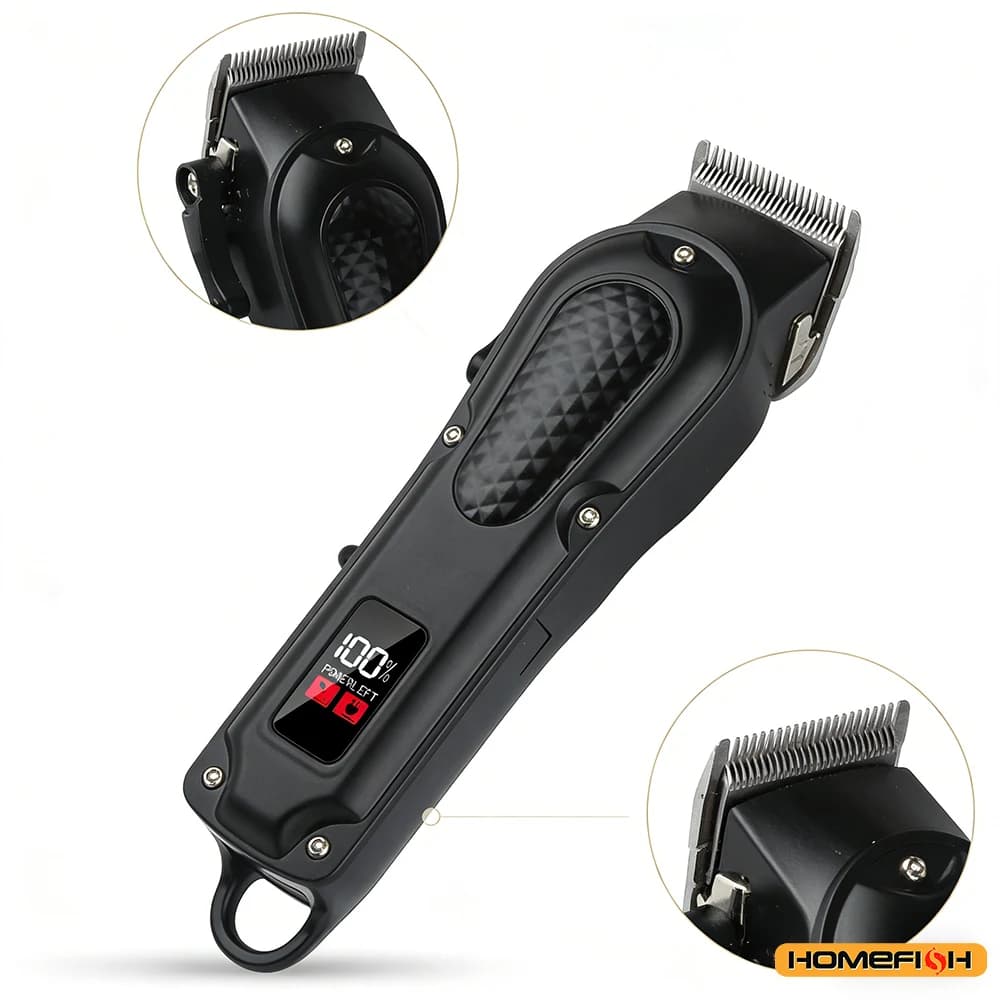 Professional haircut and rechargeable barba by USB, wireless, ideal gift for men