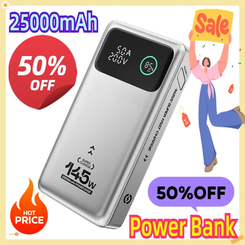 Batteria Esterna Portatile MOVESPEED M25Pro 140W 25000mAh Type-C