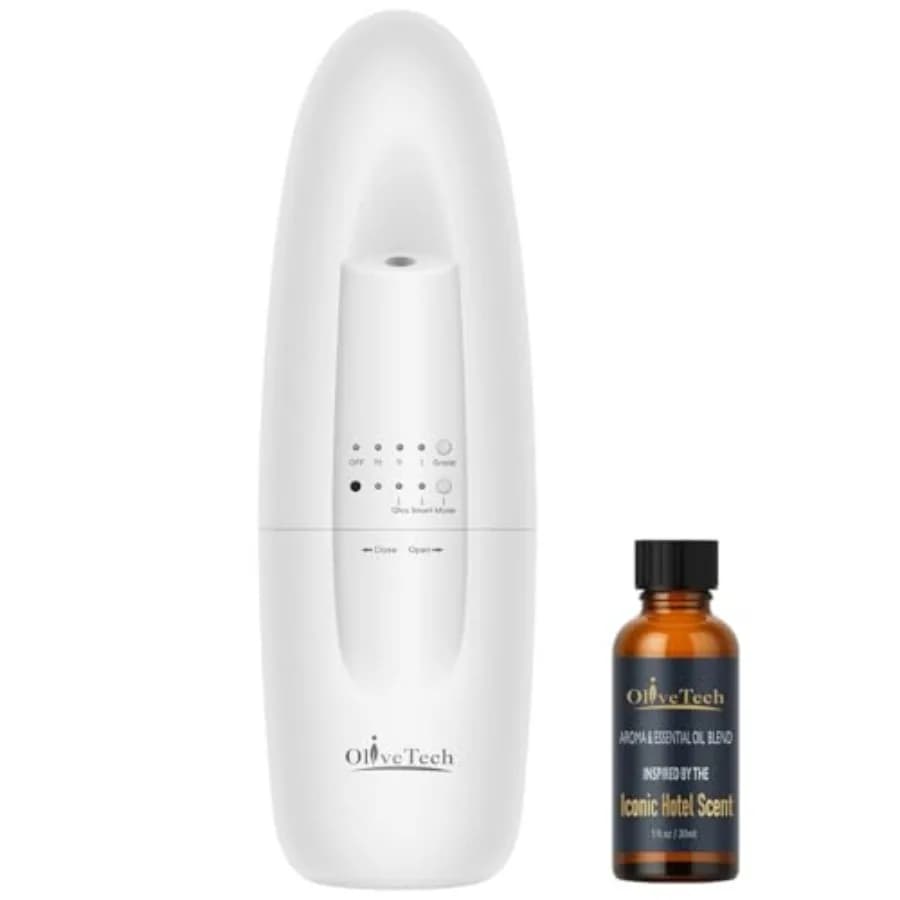 Diffusore di Fragranze Elettrico Senza Acqua per Oli Essenziali, Copre fino a 500 Mq Diffusore di Aromi Ft. Hotel Collection, Diffusore per Aromaterapia
