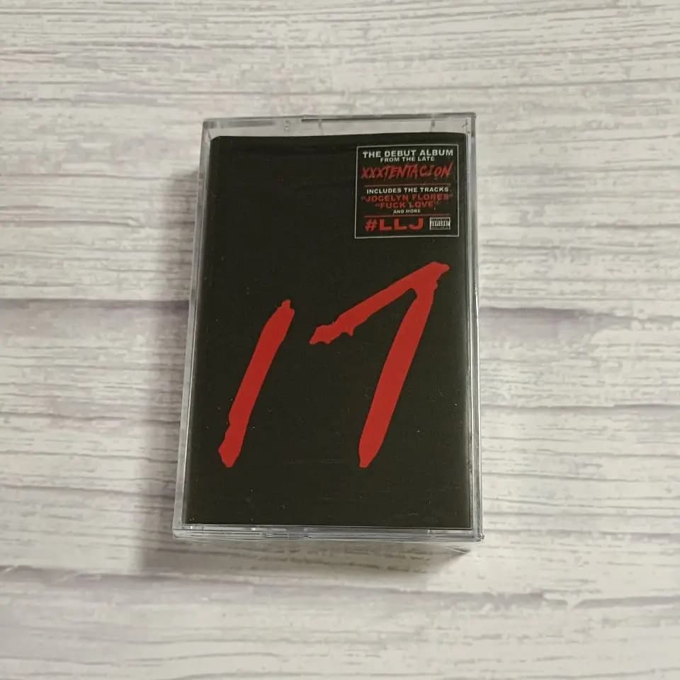 XXXTentacion 17 Rap Album Music Cassette Tape English Songs Brand New Sealed Walkman Cassette Emotional Hip Hop Collection