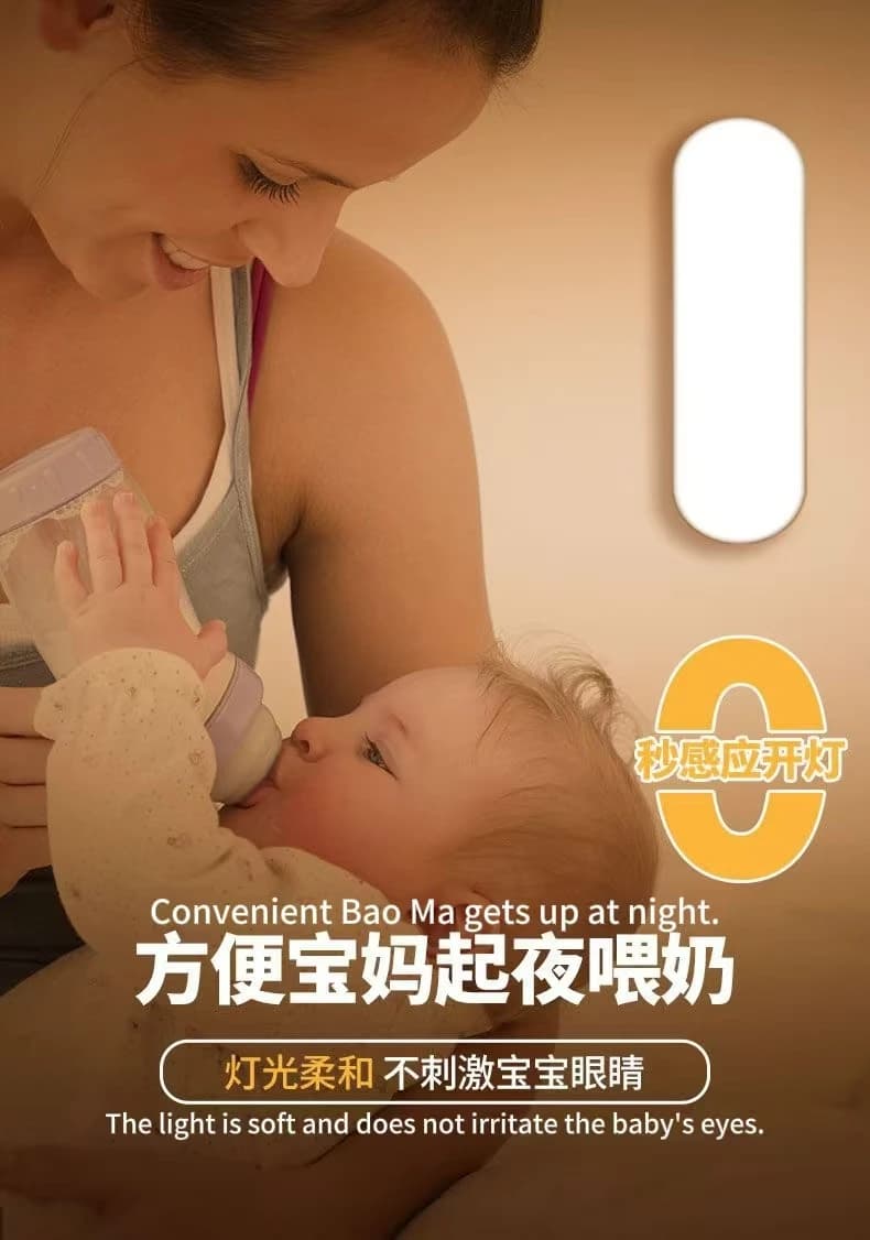Mini luce notturna a led per dormitorio studentesco, protezione per gli occhi, comodino, luce notturna, camera da letto