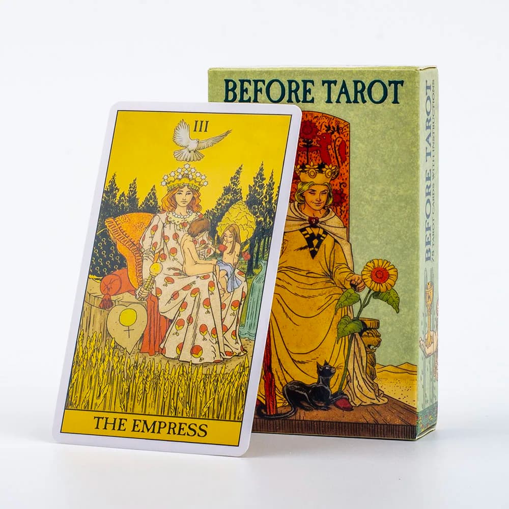 Prima del Tarocchi 78 Mazzo di Carte 10.4*6.1 cm per Principianti Immagini Tradizionali Oracle Deck Divinazione Gioco Da Tavolo Tarocchi Intrattenimento