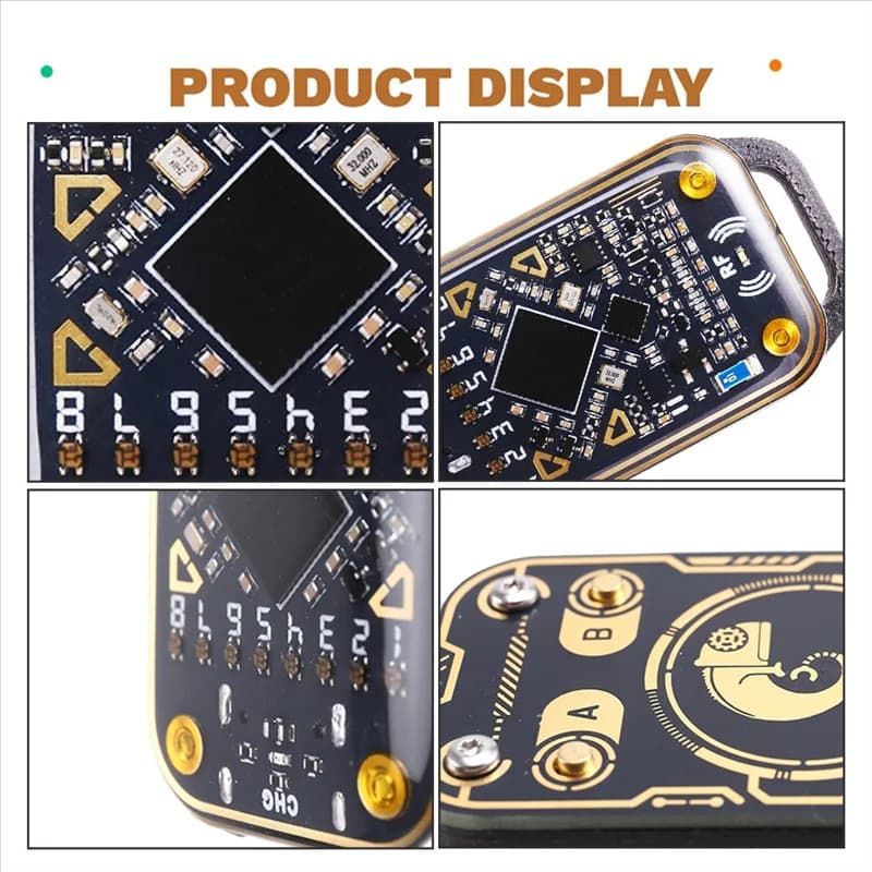 B24B Chameleon Ultra RFID Lettore di chip intelligente Emulatore di smart card Duplicatore NFC + 2XCUID/UID Card 125K 13.56M ID IC Card Decodifica