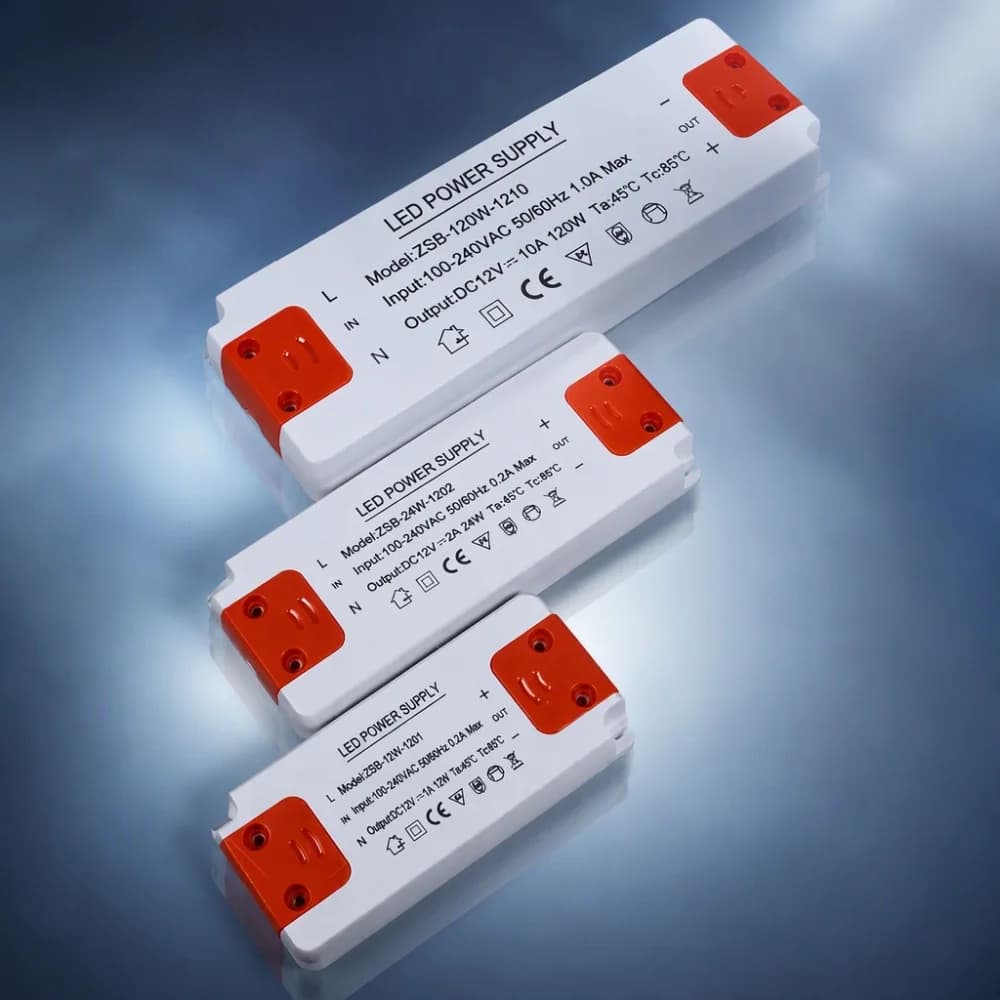 LED Transformer Adapter 12W120W Constant Current Power Supply 100240V AC to 12V DC for LED Strip Lights Repair