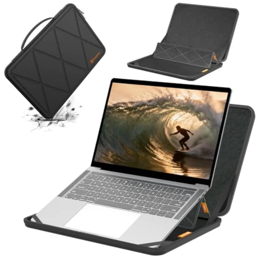 Custodia Protettiva Rigida MS87 per Laptop da 15.6 Pollici Compatibile con HP Chromebook 15at/15a, ACER Aspire 3D 15/Aspire 1/3, per Ni